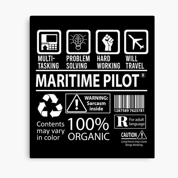Item preview, Maritime Pilot T Shirt - Multitasking Job Gift Item Tee designed and sold by cloyannett.