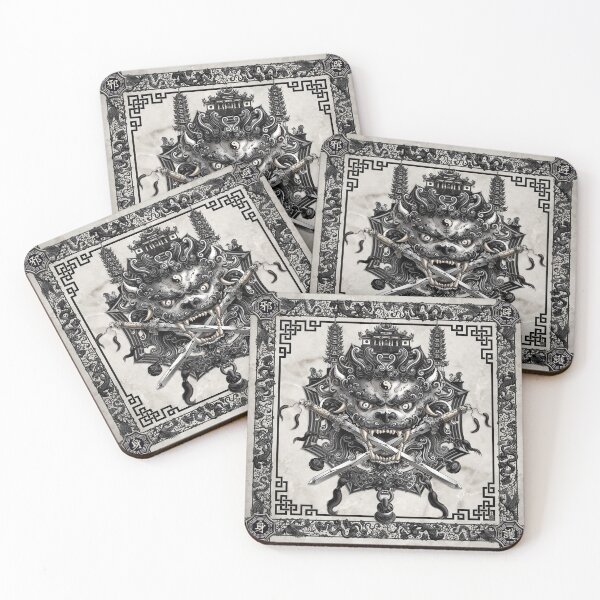 Item preview, Chinese Lion from Taiwan - Black and White designed and sold by Abysm Internal.