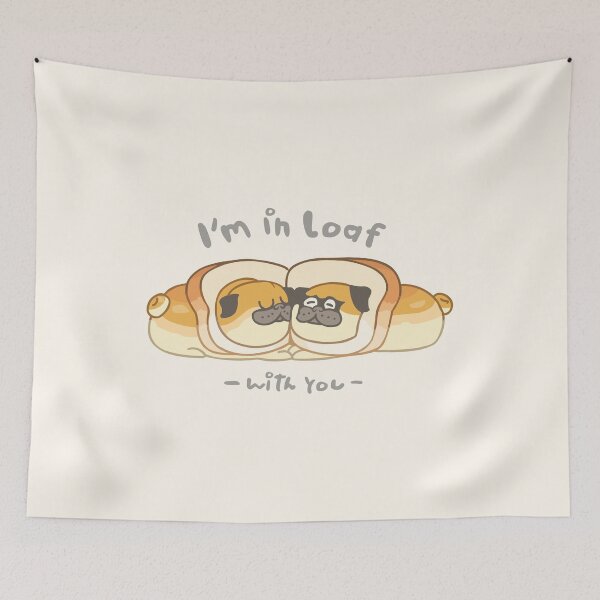 Item preview, I in loaf with u Pug designed and sold by Huebucket.