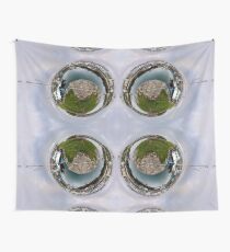 Hurry Head Harbour, Carnlough, County Antrim - Sky out Wall Tapestry