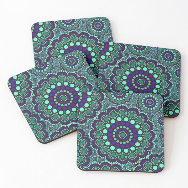 Item preview, Dot art circle ethnic tribal pattern designed and sold by cinnamonbay.