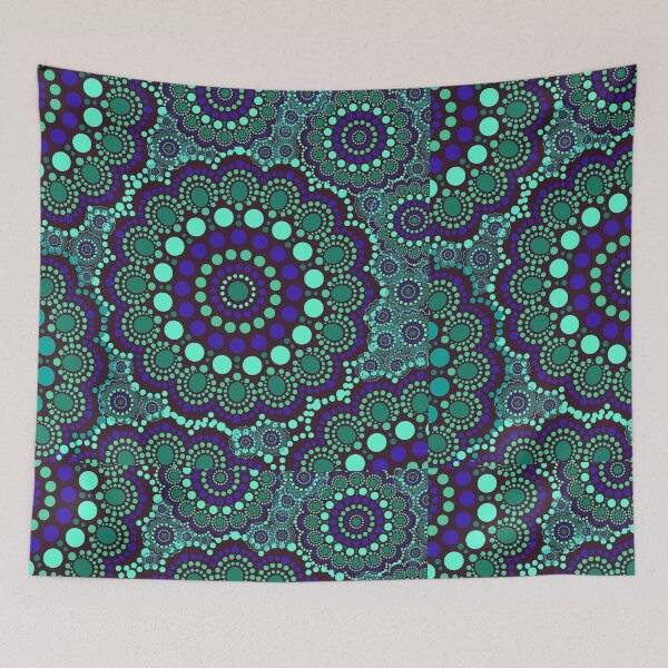 Item preview, Dot art circle ethnic tribal pattern designed and sold by cinnamonbay.