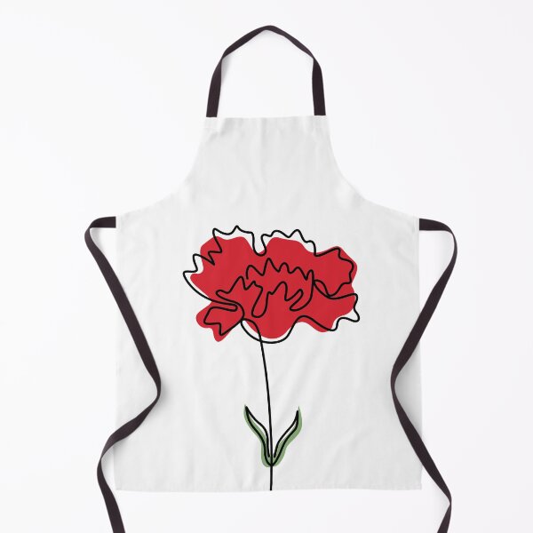 Item preview, Carnation One Line Drawing designed and sold by c-vector-studio.