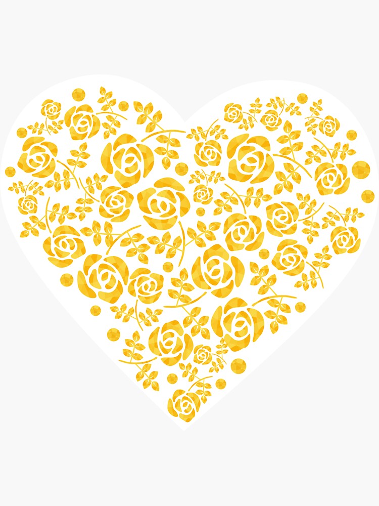 Rose modeled in a heart by hichako