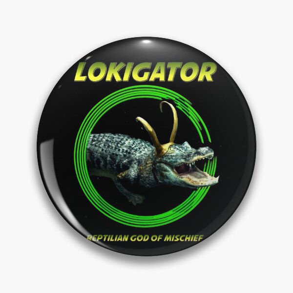 Item preview, Loki-gator Reptilian God Of Mischief designed and sold by Geekman69.