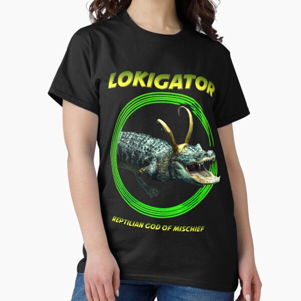 Item preview, Loki-gator Reptilian God Of Mischief designed and sold by Geekman69.