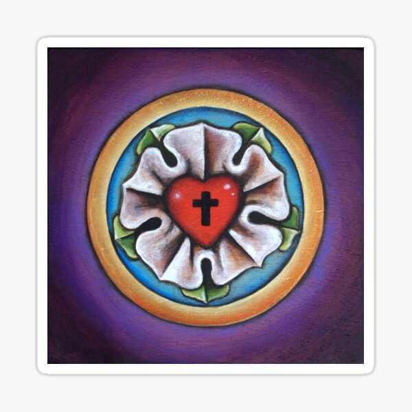 Luther's Rose - Purple Sticker