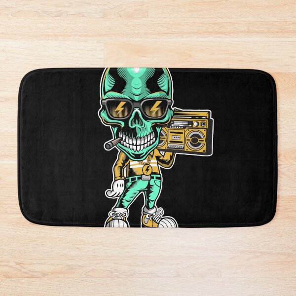 Item preview, Blue Skull Boombox designed and sold by obviouslogic.