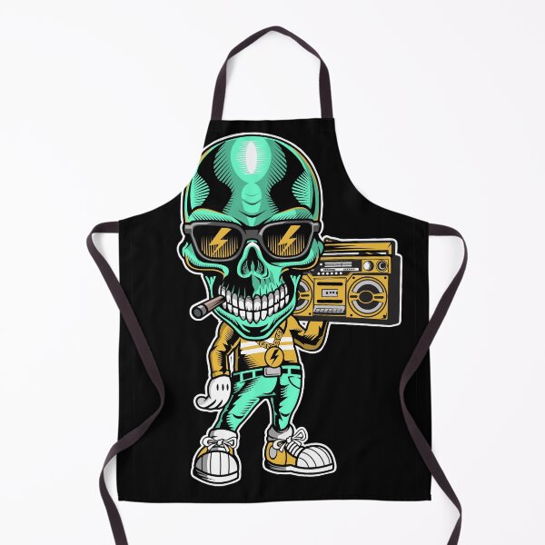 Item preview, Blue Skull Boombox designed and sold by obviouslogic.