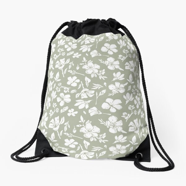 Item preview, Floral Buds, Sage Green designed and sold by meggydesigns.