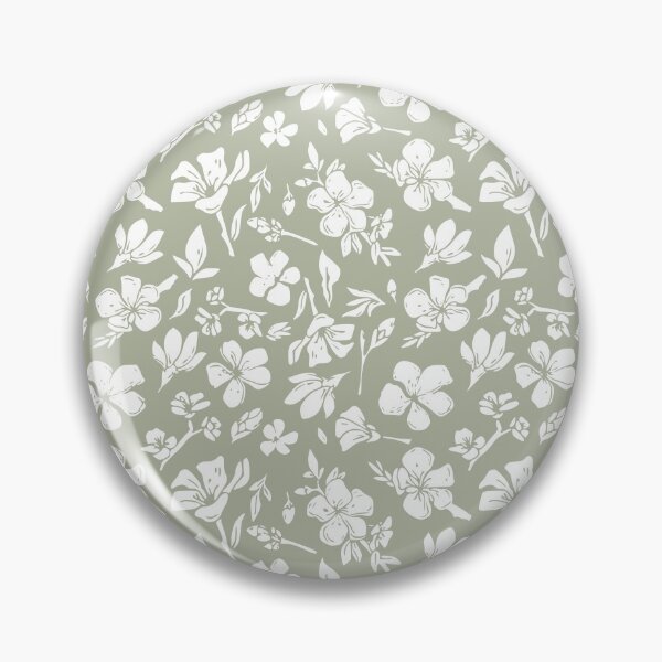 Item preview, Floral Buds, Sage Green designed and sold by meggydesigns.