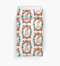 Flower Pin-Up *CENSORED* Duvet Cover