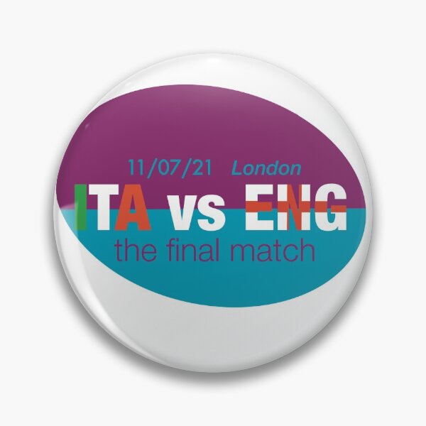 Item preview, ITA vs ENG the final match designed and sold by Opaco19.