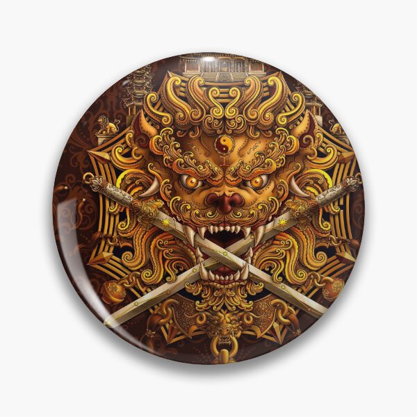 Item preview, Chinese Lion from Taiwan - Gold designed and sold by Abysm Internal.