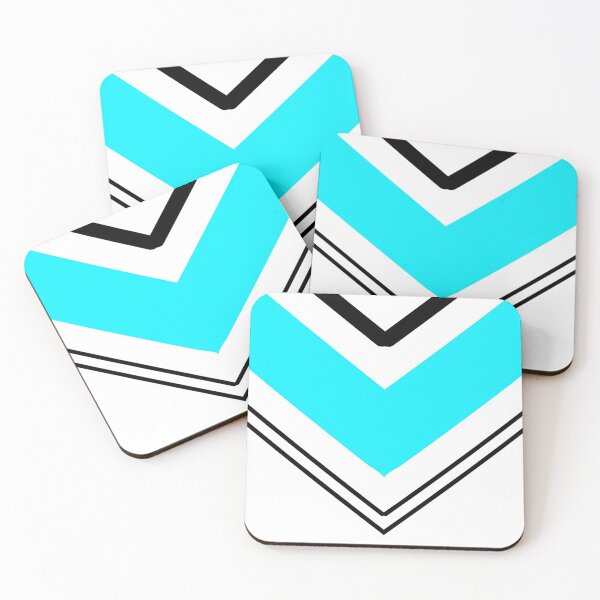 Item preview, Black and blue Geometric Lines Pattern designed and sold by Infinotterns.