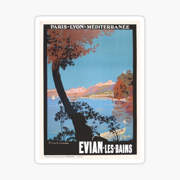 Vista previa del artículo con la obra «Evian Les Bain - Ezra», diseñado y vendido por DriftingTides.