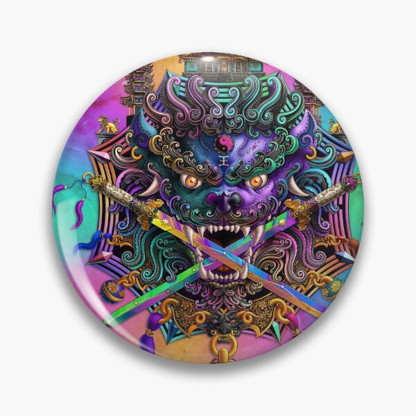 Item preview, Chinese Lion from Taiwan - Pastel Black designed and sold by Abysm Internal.