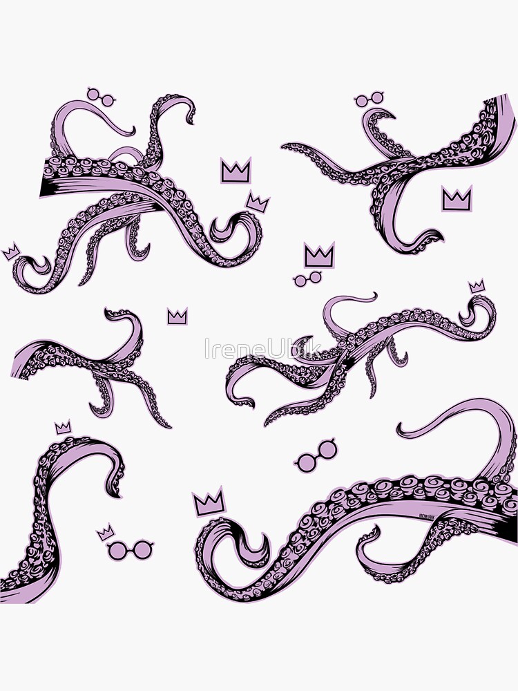 Tentacle Lovecraft Inspired Pattern by ladykraken