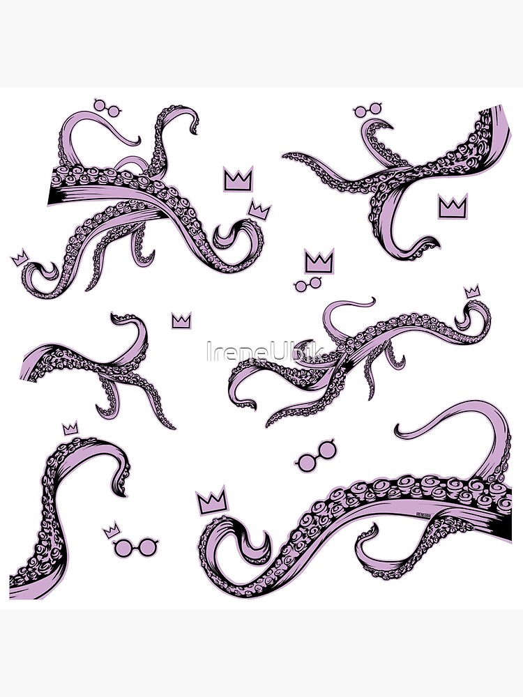 Tentacle Lovecraft Inspired Pattern by ladykraken