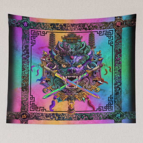 Item preview, Chinese Lion from Taiwan - Pastel Black designed and sold by Abysm Internal.