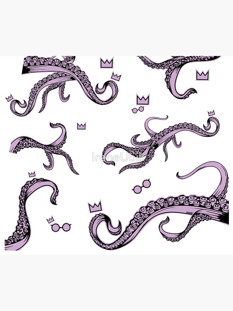 Tentacle Lovecraft Inspired Pattern by ladykraken