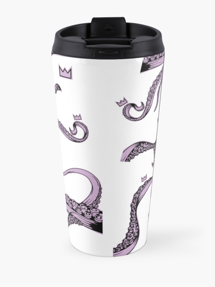 Alternate view of Tentacle Lovecraft Inspired Pattern Travel Mug