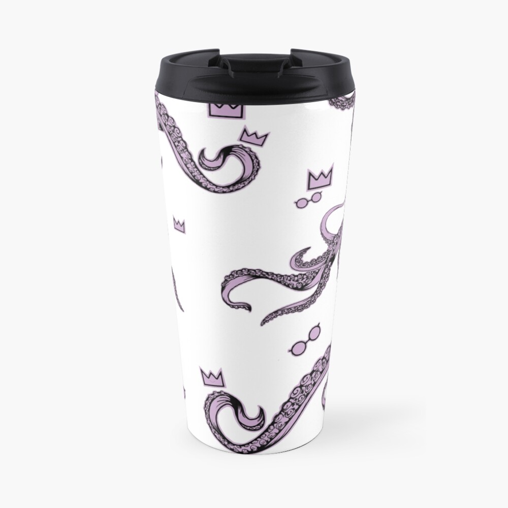 Tentacle Lovecraft Inspired Pattern Travel Mug