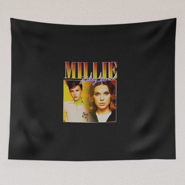 Item preview, Millie Bobby-Brown 90s Vintage Black T-Shirt designed and sold by SONHUYENMIN.