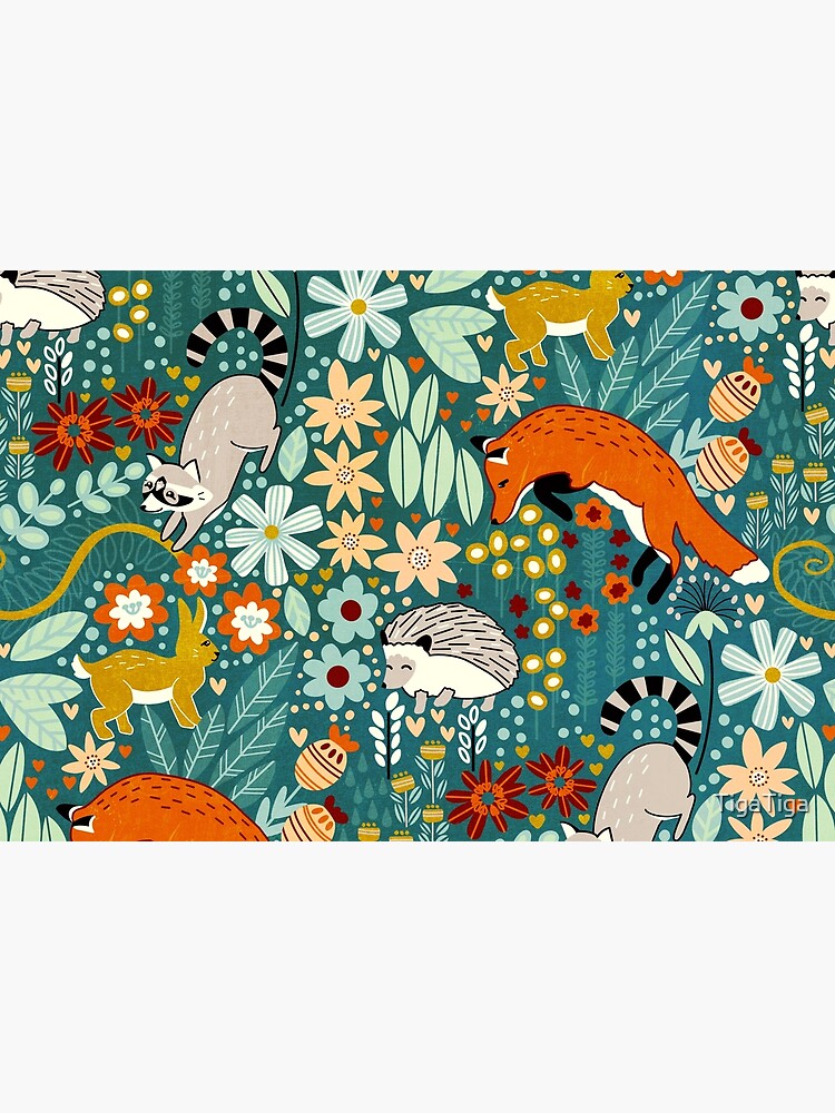 Textured Woodland Pattern by TigaTiga