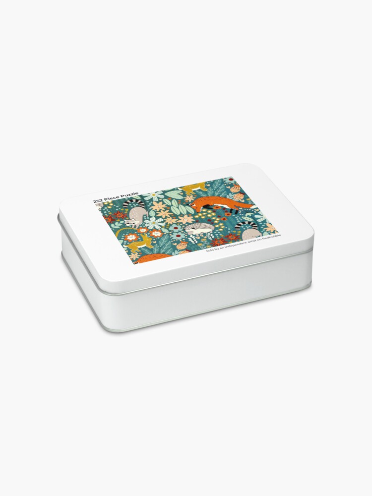 Alternate view of Textured Woodland Pattern Jigsaw Puzzle