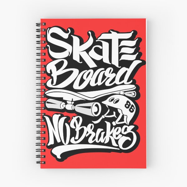 Item preview, Skateboarding No Brakes Deadfamous Illustration designed and sold by Dead-Famous.