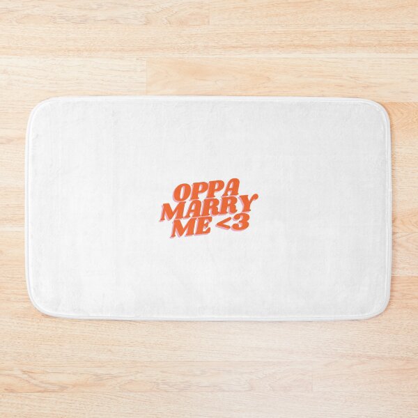 Item preview, Oppa Marry Me <3 Orange designed and sold by sanashibata.