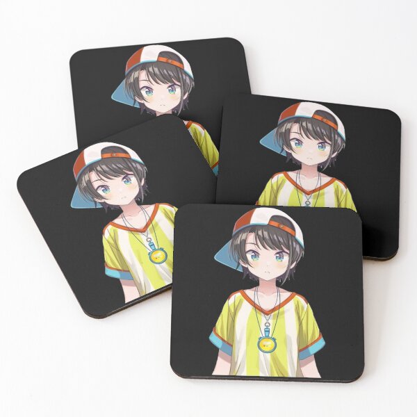 Item preview, Oozora subaru Sticker designed and sold by TrinityTeesEtc.