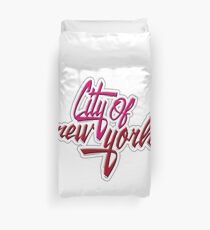 Night Life in NYC Duvet Cover