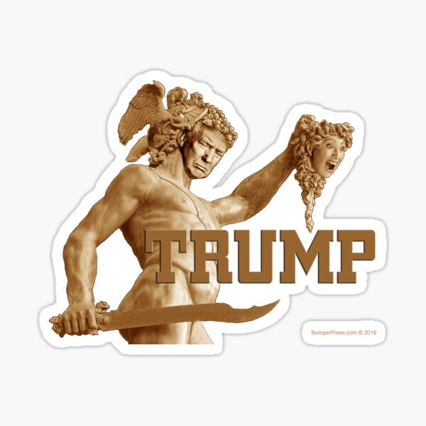 Perseus Beheads Medusa Sticker