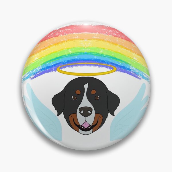 Item preview, Rainbow Bridge - Bernese Mountain Dog designed and sold by TwinCranberry.
