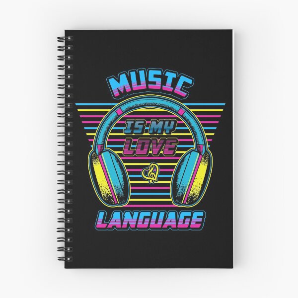 Aperçu de l'œuvre La musique est ma langue d'amour créée et vendue par Topstation.