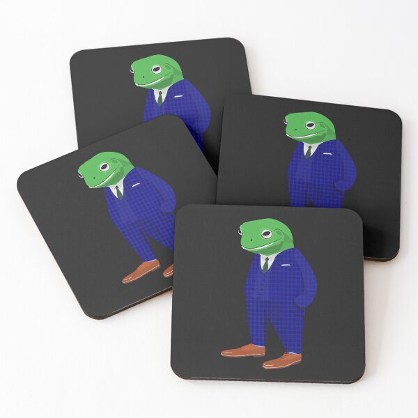 Item preview, Business Young Australian Green Tree Frog Blue Navy Suit designed and sold by On-The-Roof.