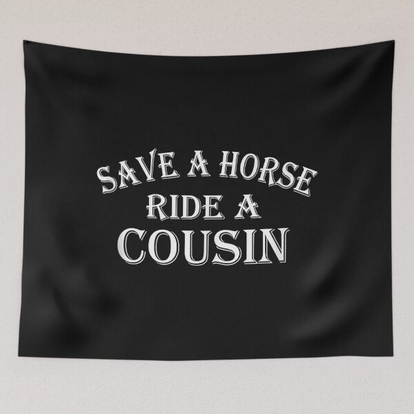 Item preview, Save a Horse Ride A Cousin Hillbilly Redneck Southern Joke Tank Top designed and sold by Vignette2323.