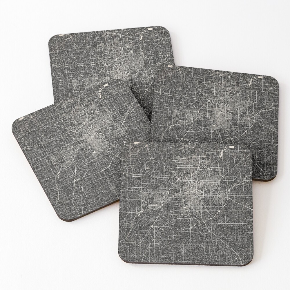 Item preview, Coasters (Set of 4) designed and sold by InkMaps.
