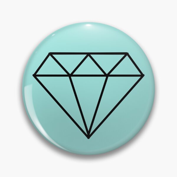 Item preview, Black geometric minimal diamond designed and sold by PeachyLitchi.