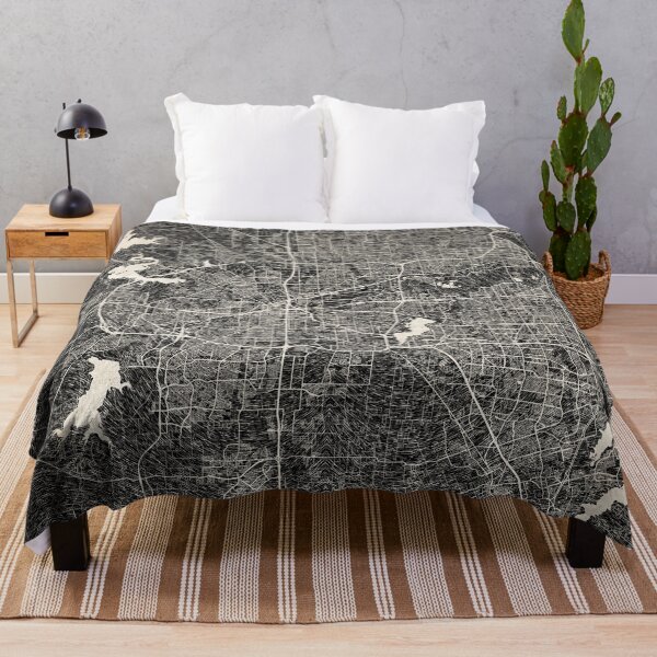 Item preview, Fort Worth map Texas Ink lines  designed and sold by InkMaps.