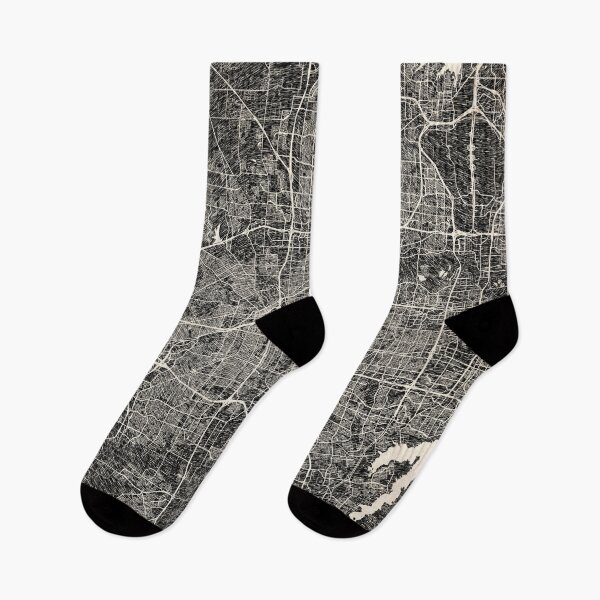 Item preview, Fort Worth map Texas Ink lines  designed and sold by InkMaps.