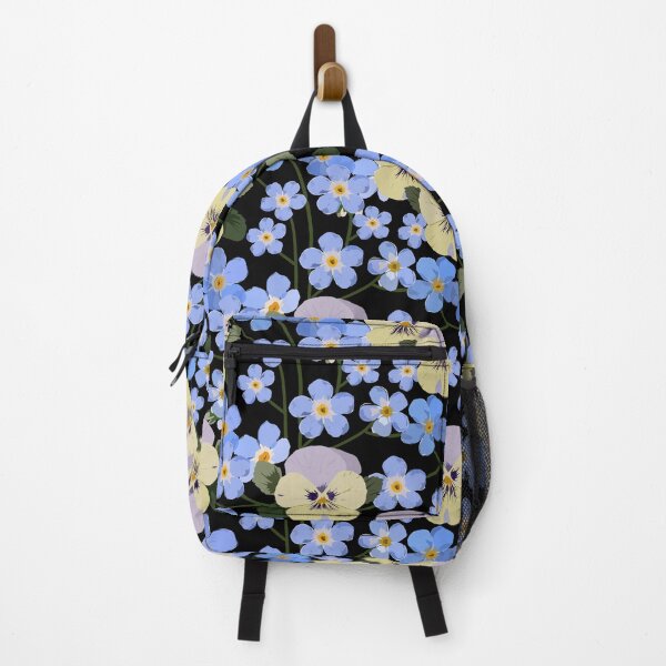 Item preview, Pansy and Forget Me Not Flowers Spring Garden designed and sold by dpeepowl.