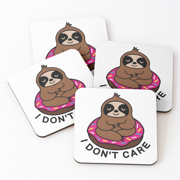 Item preview, Sloth I Don't Care designed and sold by c-vector-studio.