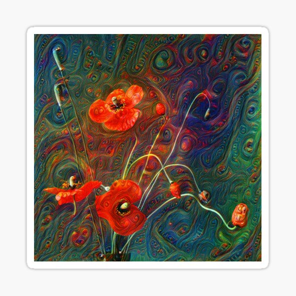 Poppies Sticker
