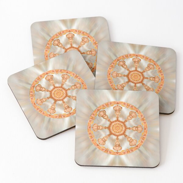 Item preview, Dharma Wheel - Dharmachakra  designed and sold by k9printart.