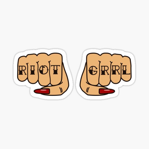 Riot Grrl Sticker