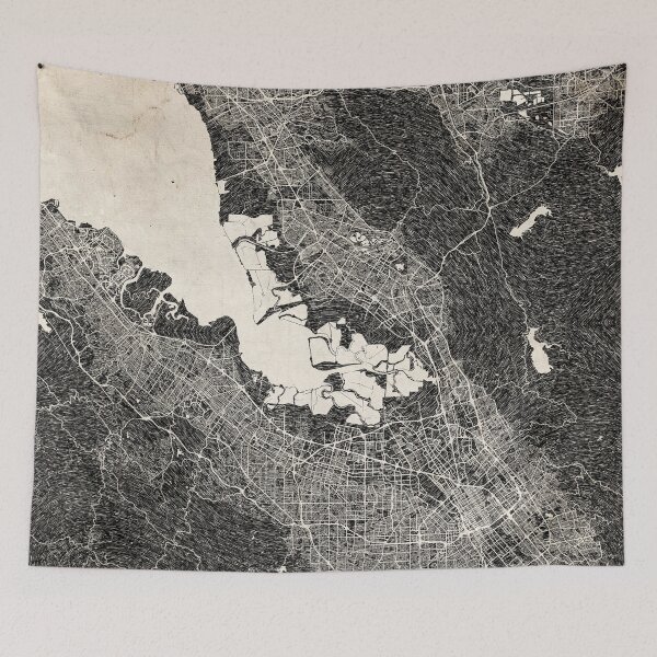 Item preview, Fremont map California Ink lines designed and sold by InkMaps.