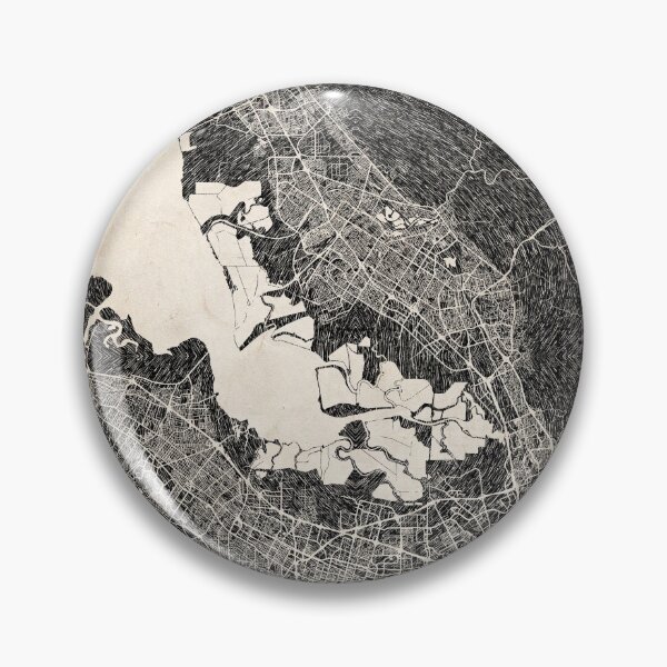Item preview, Fremont map California Ink lines 2 designed and sold by InkMaps.